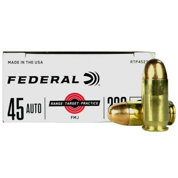 Federal Range Target Practice (RTP) .45 ACP 230 Gr. Full Metal Jacket- Box of 50