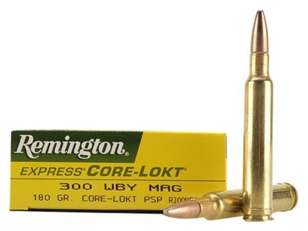 Remington Express .300 Weatherby Magnum 180 Gr. Core-Lokt Pointed Soft Point- Box of 20