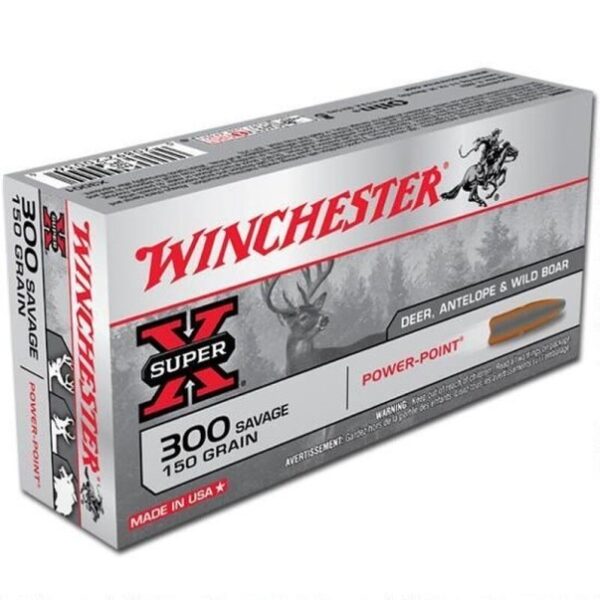 Winchester Super-X .300 Savage 150 Gr. Power Point- Box of 20