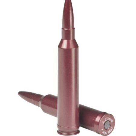 an image of the product A-ZOOM Action Proving Dummy Round, 7mm-08 Remington, Snap Cap, Package of 2- 12247