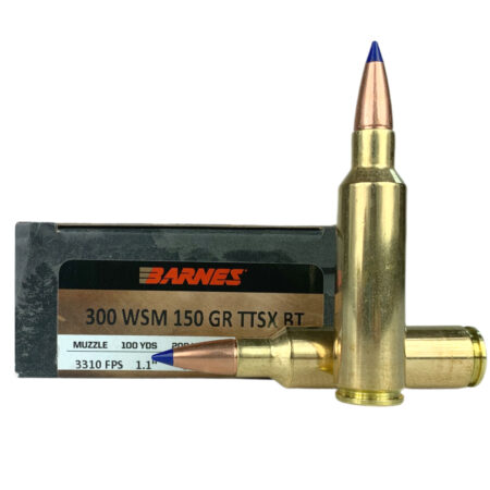 Barnes VOR-TX .300 Winchester Short Magnum (WSM) 150 Gr. Tipped Triple-Shock X Bullet Boat Tail- Lead-Free- Box of 20