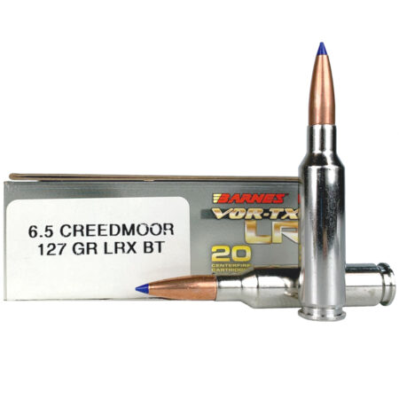 Barnes VOR-TX 6.5 Creedmoor 127 Gr. LRX Boat Tail- Lead Free- Box of 20