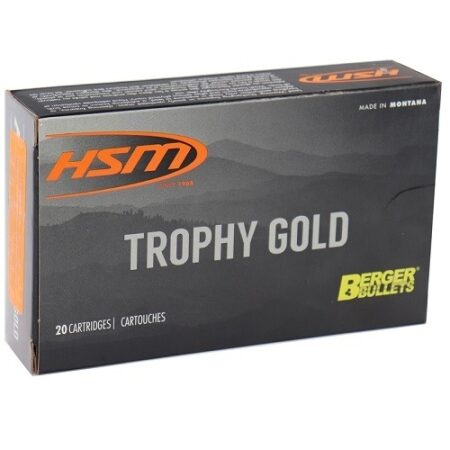 HSM Trophy Gold .300 Winchester Magnum 210 Gr. Berger Hunting VLD Hollow Point Boat Tail- Box of 20