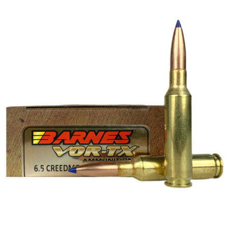 Barnes VOR-TX 6.5 Creedmoor 120 Gr. Tipped TSX- Lead Free- Box of 20
