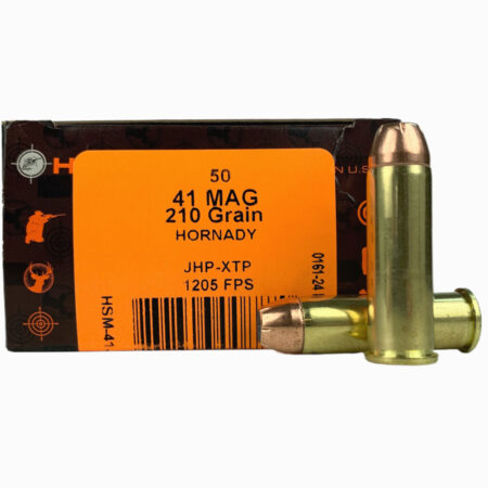 HSM .41 Magnum 210 Gr. Hornady XTP Jacketed Hollow Point- Box of 50- 41-2-N