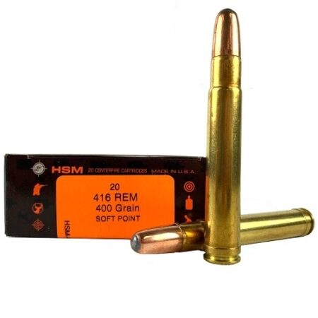 HSM .416 Remington Magnum 400 Gr. Soft Point- Box of 20