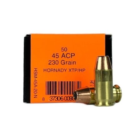 HSM .45 ACP 230 Gr. Hornady XTP Jacketed Hollow Point- Box of 50