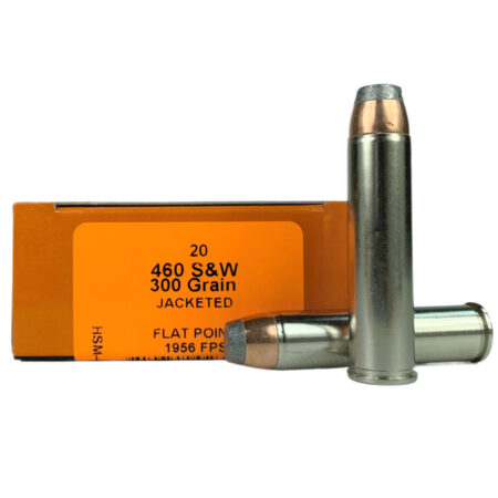 HSM Pro Pistol Hunter .460 S&W 300 Gr. Sierra Pro-Hunter Jacketed Soft Point- Box of 20- 460SW-5-N