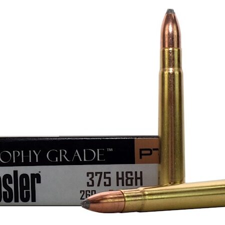 Nosler Trophy Grade .375 H&H Magnum 260 Gr. Partition- Box of 20