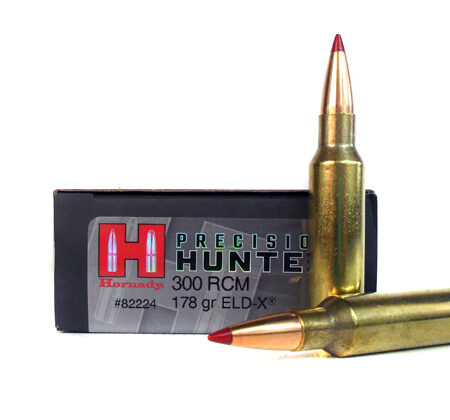 Hornady Precision Hunter .300 Ruger Compact Magnum (RCM) 178 Gr. ELD-X- Box of 20
