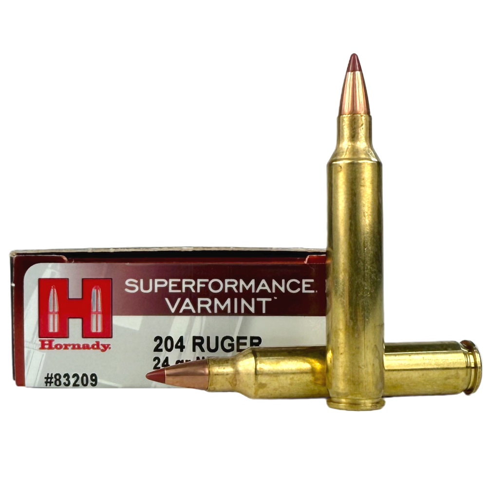 Hornady SUPERFORMANCE Varmint .204 Ruger 24 Gr. NTX- Lead-Free- Box of 20
