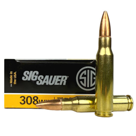 SIG SAUER Elite Performance .308 Winchester 150 Gr. Full Metal Jacket- Box of 20