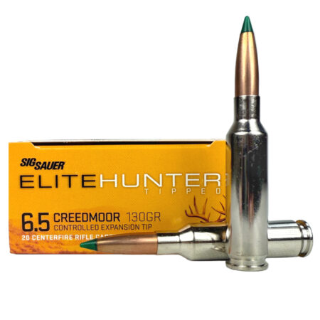 SIG SAUER Elite Hunter 6.5 Creedmoor 130 Gr. Tipped Hunter- Box of 20