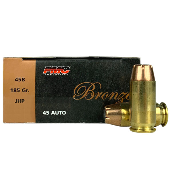 PMC Bronze .45 ACP 185 Gr. Jacketed Hollow Point- Box of 50
