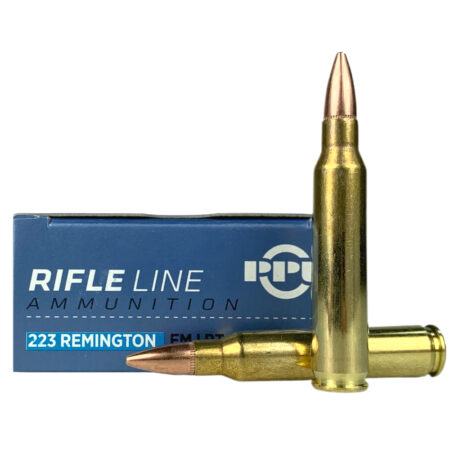an image of the product Prvi Partizan .223 Remington 55 Gr. FMJ BT- Box of 20