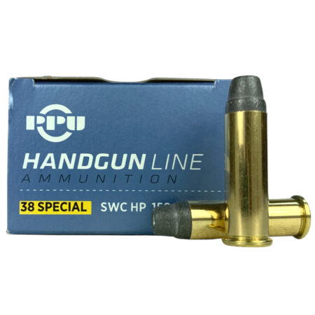 Prvi Partizan .38 Special 158 Gr. Semi-Wadcutter Hollow Point- Box of 50- PPH38SH