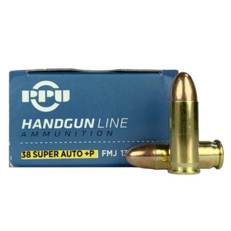 Prvi Partizan .38 Super +P 130 Gr. Full Metal Jacket- Box of 50