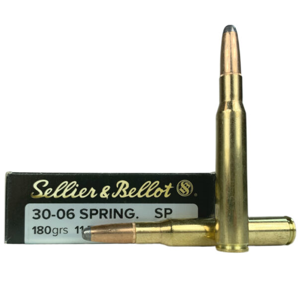 Sellier & Bellot .30-06 Springfield 180 Gr. Soft Point- Box of 20- SB3006B