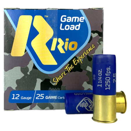 Rio Game Load 12 Gauge 2-3/4" 1-1/4 oz #7.5 Shot- Box of 25