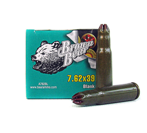 an image of the product Brown Bear 7.62x39 Blank- Polymer Coated - A762BLANK