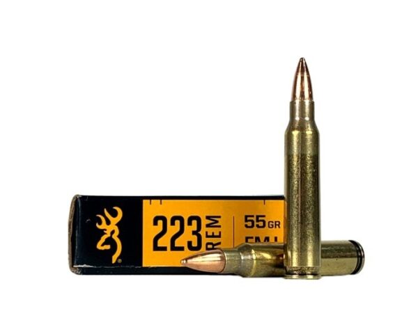 Browning Training & Practice .223 Remington 55 Gr. Full Metal Jacket- Box of 20