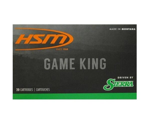 HSM .250 Savage (.250-3000) 100 Gr. Sierra GameKing Soft Point Boat Tail- Box of 20