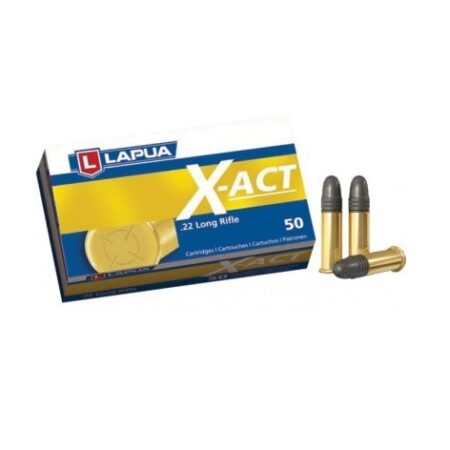 Lapua .22 Long Rifle 40 Gr. X-Act Lead Round Nose- Box of 50