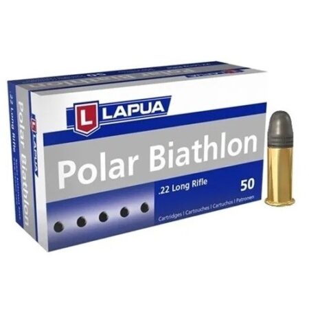 Lapua .22 Long Rifle 40 Gr. Polar Biathlon Lead Round Nose- Box of 50