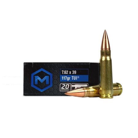 Maxim Defense 7.62x39mm 117 Gr. Short Barrel TUI Solid Copper Spun- Lead Free- Box of 20