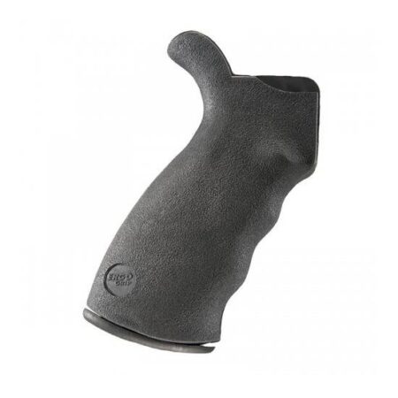 an image of the product ERGO AR-15 Aggressive Text Sure Grip- Overmolded Rubber- Black - 4009BK