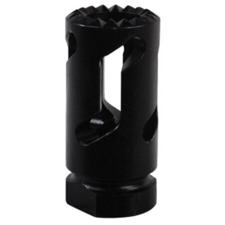 an image of the product MI AR-15 Flash Hider Impact Device- 1/2"-28 Thread - Steel Melonite - MIARFH1