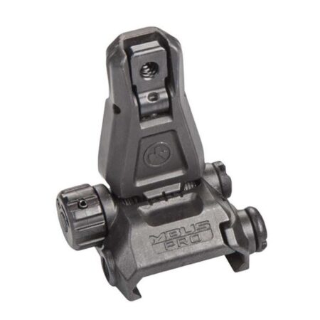an image of the product MAGPUL Flip Up Rear Sight MBUS Pro AR-15- Steel- BLACK - MAG276-BLK