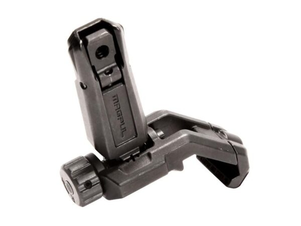 an image of the product MAGPUL MBUS Pro Offset Flip Up Rear Sight AR-15- Steel- BLACK - MAG526-BLK