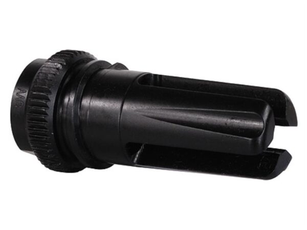 an image of the product AAC Blackout Flash Hider 51-Tooth Ratchet Suppressor Mount 5.56mm AR-15 1/2"-28 Thread- Steel Matte - 100206