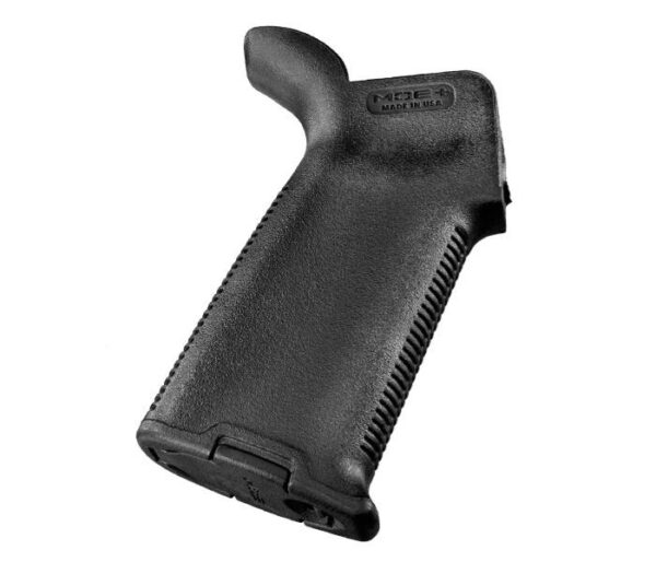 an image of the product MAGPUL MOE Plus Pistol Grip AR-15 Rubber- BLACK - MAG416-BLK