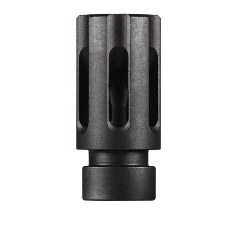 an image of the product Daniel Defense AR-10, LR-308 Flash Suppressor 5/8"-24 Thread- Steel Matte Black - 06-048-05163