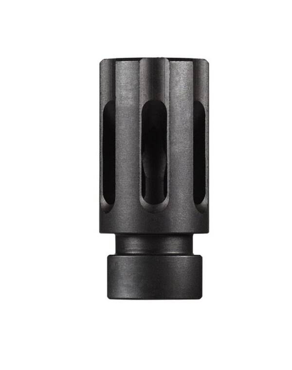 an image of the product Daniel Defense AR-10, LR-308 Flash Suppressor 5/8"-24 Thread- Steel Matte Black - 06-048-05163