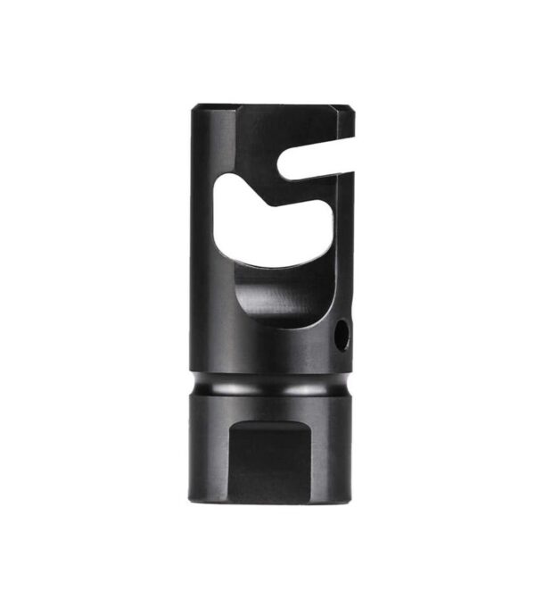 an image of the product Daniel Defense .22 Cal Muzzle Climb Mitigator 1/2"x28 Thread- Steel Nitride - 06-049-16140