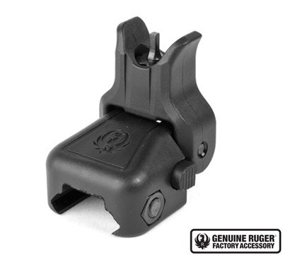an image of the product Ruger Rapid Deploy Flip Up Front Sight- Black Polymer - 90414