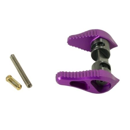 an image of the product Timber Creek Ambidextrous Safety Selector Lever- Anodized Purple - AMBI-SS-PPA