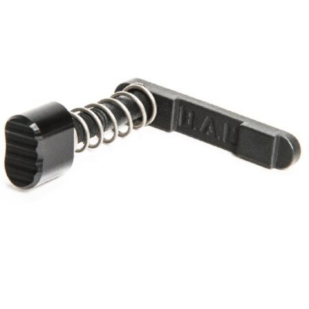 an image of the product Battle Arms AR-15 Enhanced Magazine Release Kit- Black - BAD-MRK-PK1