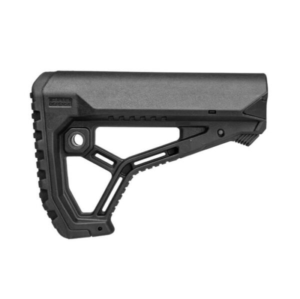 an image of the product FAB Defense GL-Core AR-15 M4 Carbine Stock- Mil-Spec/Commercial- Black - FXGLCOREB