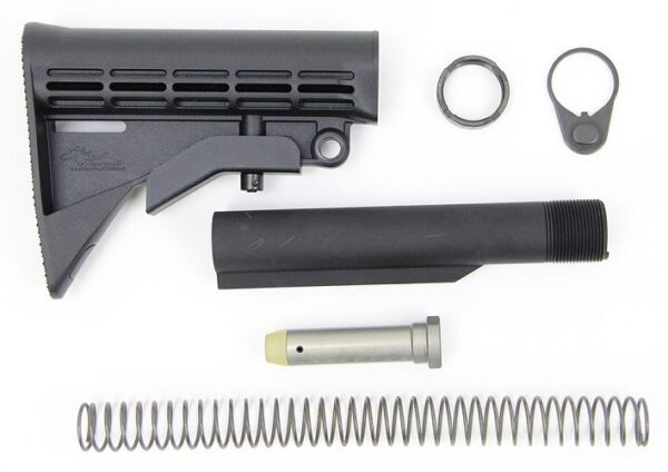 Anderson AR-15 Mil-Spec Carbine Stock Assembly- Black- G2-J431-A000-0P