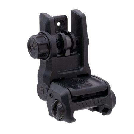 an image of the product Magpul MBUS Gen 3 Flip-Up Rear Sight Polymer- Black - MAG1167-BLK