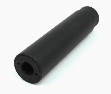 an image of the product AR10 .308 Over The Barrel Fake Can Style Muzzle Brake 5/8"x24 Thread with Crush Washer- Steel Black - MZ1006-3B