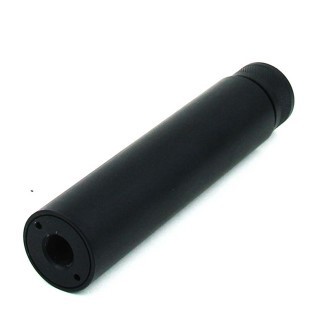 an image of the product AR15 .223/.556 Over The Barrel Fake Can Style Muzzle Brake 1/2"x28 Thread with Crush Washer- Steel Black - MZ1006S