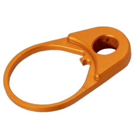 an image of the product Timber Creek AR-15 Quick Disconnect End Plate- Anodized Orange - QD-EP-OA