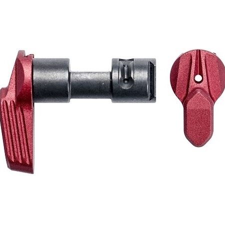 an image of the product Radian Talon Competition AR-15/AR-10 Ambidextrous 2 Lever Safety Selector- Red - R0233