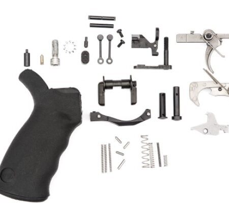 an image of the product Spikes Tactical AR-15 .223/5.56 Enhanced Lower Parts Kit- Black - SLPK301