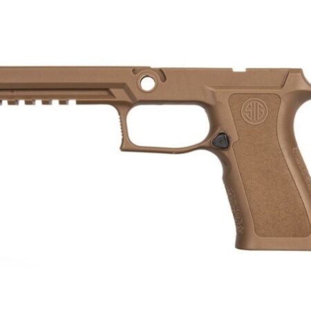 an image of the product SIG SAUER P320 X- Series Grip Module Assembly, Full size, Large, 9mm, .40S&W, .357 Sig- Coyote- GRIP-MODX-F-943-LG-COY